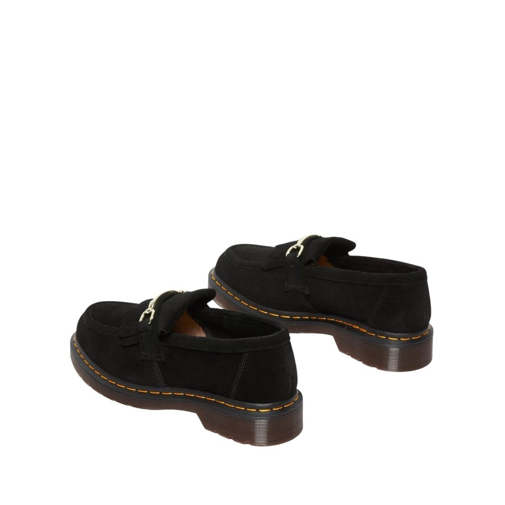 Dr. Martens Adrian Snaffle Loafers Black Suede US 5 EU 36 Shoes Dark Academia - Picture 4 of 16